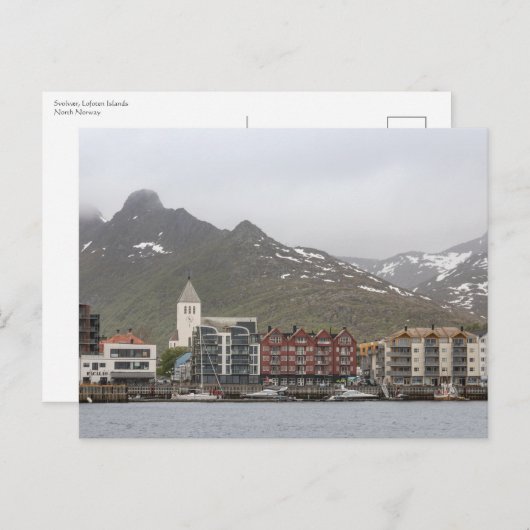 Svolvaer Lofoten Inseln Postkarte (Vorne/Hinten)