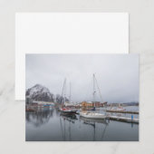 Svolvaer Lofoten Islands Card (Vorne/Hinten)