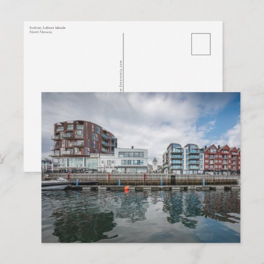 Svolvaer Lofoten Norwegen Postkarte (Vorne/Hinten)