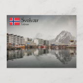 Svolvaer Lofoten Postkarte (Vorderseite)