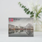 Svolvaer Lofoten Postkarte (Stehend Vorderseite)