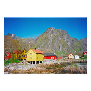 Svolvaer, Norwegen Fotodruck