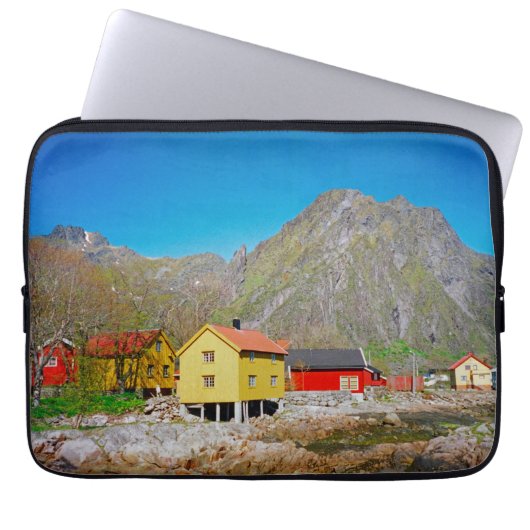 Svolvaer, Norwegen Laptopschutzhülle (Vorderseite)