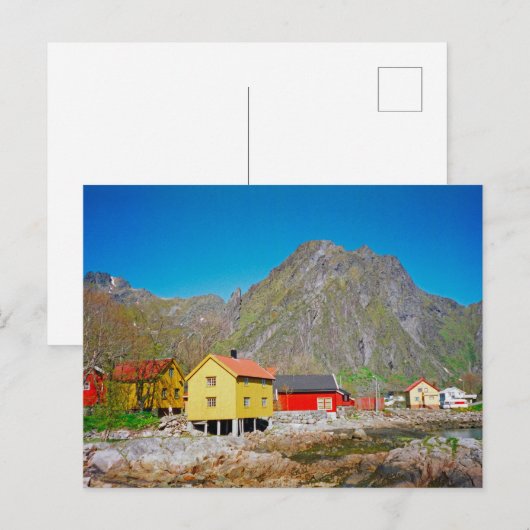 Svolvaer, Norwegen Postkarte (Vorne/Hinten)