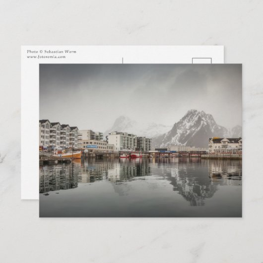 Svovaer Lofoten Norwegen Postkarte (Vorne/Hinten)