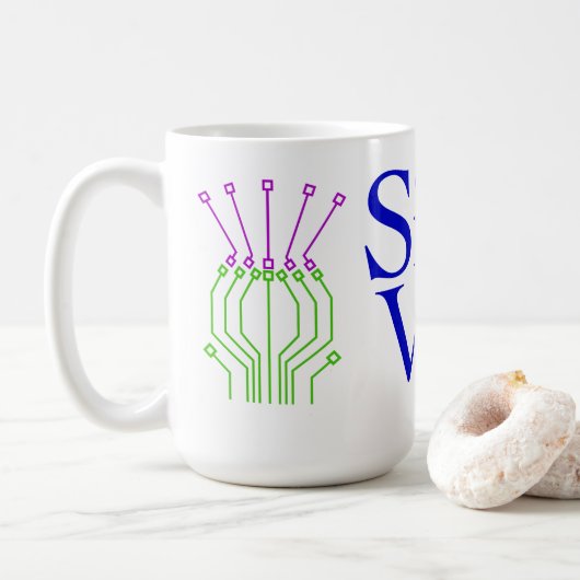 SVPB-Logo Kaffeetasse (Mit Donut)