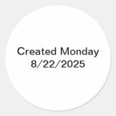 svsedf runder aufkleber (Vorderseite)