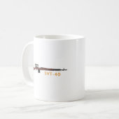SVT-40 Sowjetunion WW2 Sniper Rifle Kaffeetasse (Vorderseite Links)
