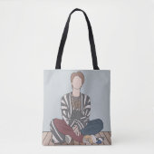 SVT Fan Art Fallin Blume Tasche (Vorderseite)