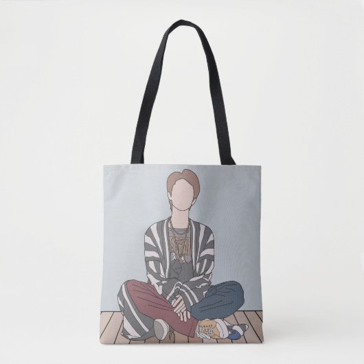 SVT Fan Art Fallin Blume Tasche (Vorderseite)