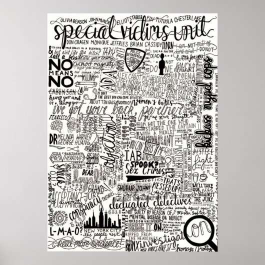 SVU Masterpiece Law Order Poster (Vorne)