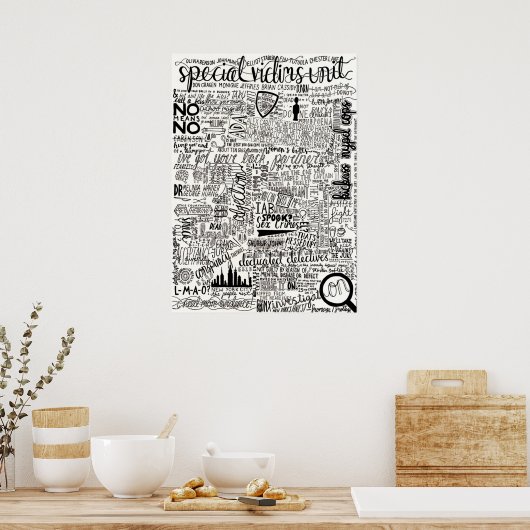 SVU Masterpiece Law Order Poster (Küche)