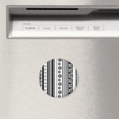 SW dekorative Aztekentextur Magnet (In Situ (Geschirrspüler))