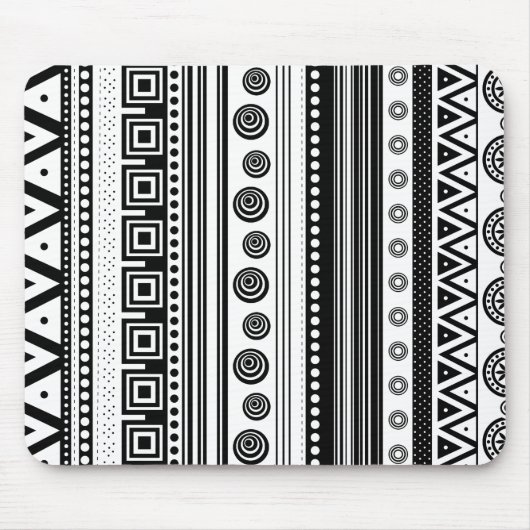 SW dekorative Aztekentextur Mousepad (Vorne)