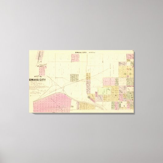 SW Omaha, Nebraska Leinwanddruck (Vorderseite)