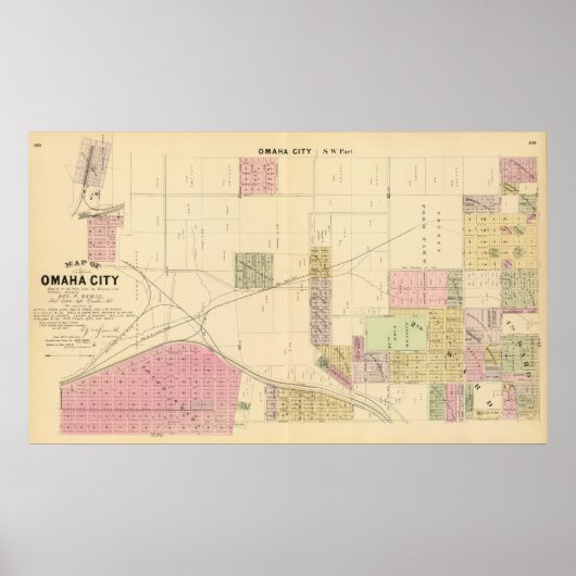SW Omaha, Nebraska Poster (Vorne)