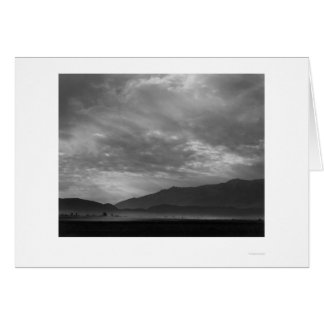 SW über Manzanar, Staubsturm 1943