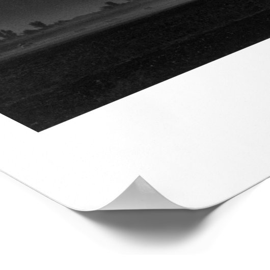 SW über Manzanar, Staubsturm 1943 Poster (Ecke)