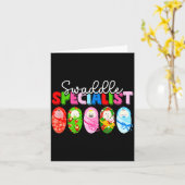 Swaddle Specialist Nicu Nurse Mother Baby Christma Karte (Gelbe Blume)