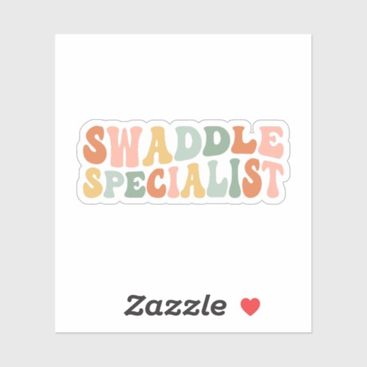 Swaddle Specialist NICU Nurse, Neonatal Icu Nurse Aufkleber (Blatt)