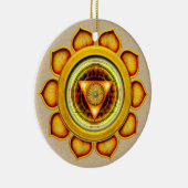 Swadhisthana oder Sacral, das zweite Chakra Keramikornament (Rechts)