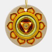 Swadhisthana oder Sacral, das zweite Chakra Keramikornament (Vorne)