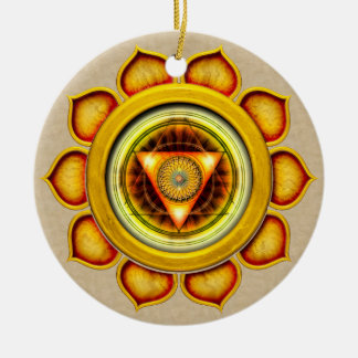 Swadhisthana oder Sacral, das zweite Chakra Keramikornament