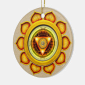 Swadhisthana oder Sacral, das zweite Chakra Keramikornament (Links)