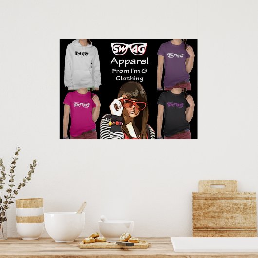 Swag Apparel Poster (Küche)