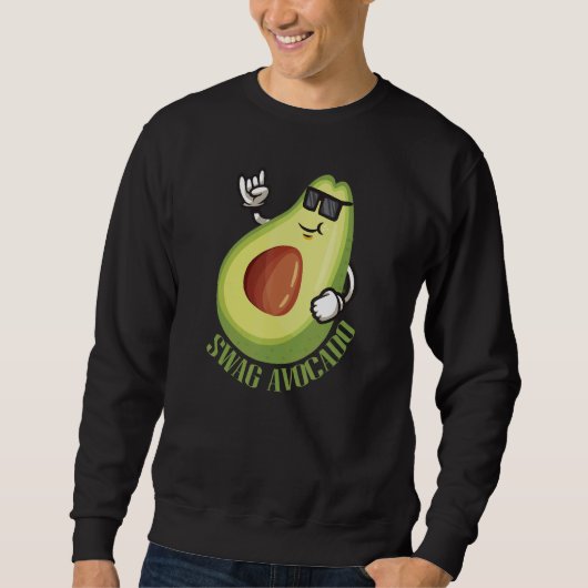 SWAG Avocado guacamole vegan Sweatshirt (Vorderseite)