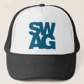 Swag - Blau Truckerkappe (Vorderseite)