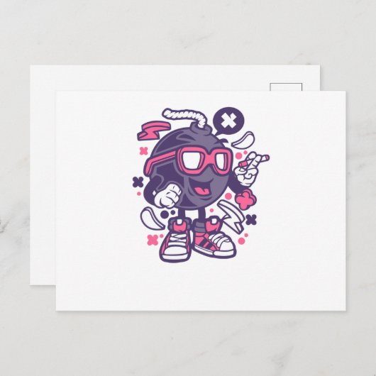 Swag Bomb Postkarte (Vorne/Hinten)