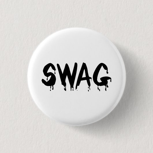 Swag Button Tropfen Schriftart (Vorderseite)