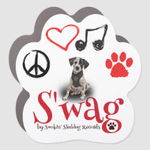 S'wag Car Magnet mit Kleinem Jack-Emblem