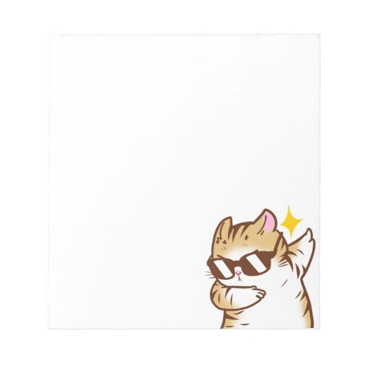 Swag Cat Dance Editor Notizblock (Vorderseite)