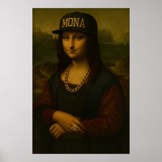 Swag Mona Lisa Poster (Vorne)