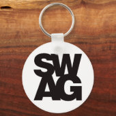 Swag - Schwarz Schlüsselanhänger (Vorderseite)
