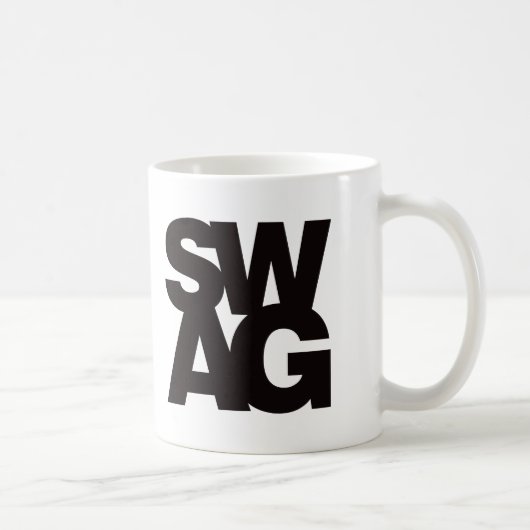 Swag - Schwarzes Kaffeetasse (Rechts)