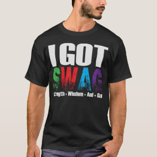 Swag-schwarzes T-Shirt
