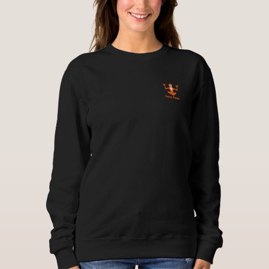 Swag Swami Friedlich Yogi Meditation Sweatshirt (Vorderseite)