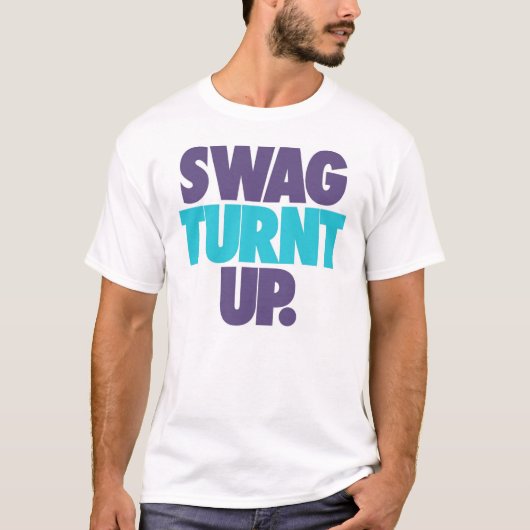 Swag Turnt oben vorbei: Trenz Unltd. Weißes T-Shirt (Vorderseite)