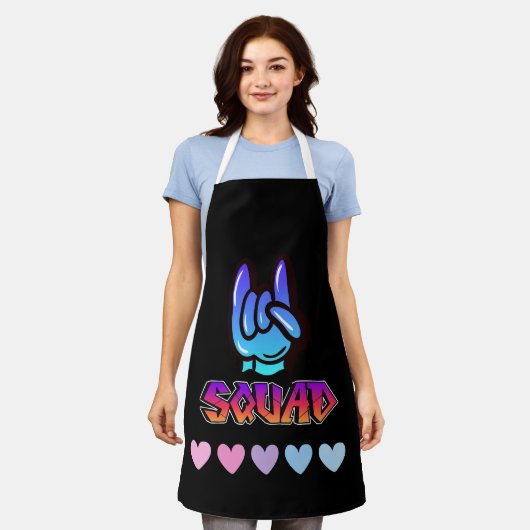 Swag Typografie Schürze (Getragen)