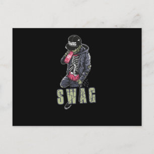 Swag Zombie Postkarte