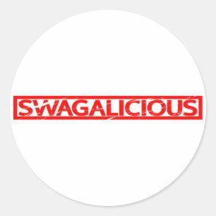 Swagalicious Briefmarke Runder Aufkleber