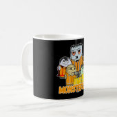 Swagazon Monsters Mummy Frankenstein Dracula Kaffeetasse (Vorderseite Links)
