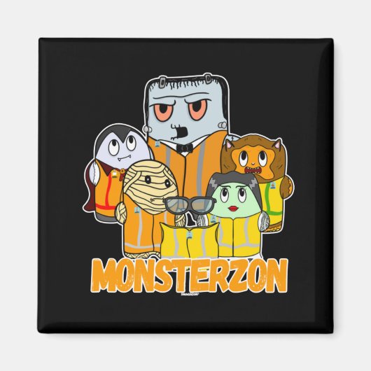 Swagazon Monsters Mummy Frankenstein Dracula Magnet (Vorne)