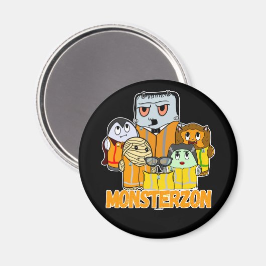 Swagazon Monsters Mummy Frankenstein Dracula Magnet (Vorderseite/Rückseite)