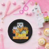 Swagazon Monsters Mummy Frankenstein Dracula Pappteller (Party)