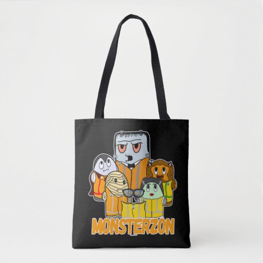 Swagazon Monsters Mummy Frankenstein Dracula Tasche (Vorderseite)