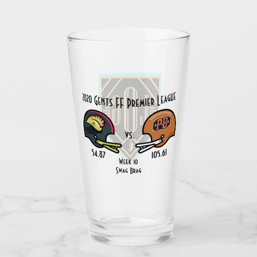 SwagBrag10 Cad / Peaky Pint Glass Glas (Vorderseite)